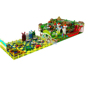 Jungle Themed Amusement Adventure Soft Indoor Playground for Kids