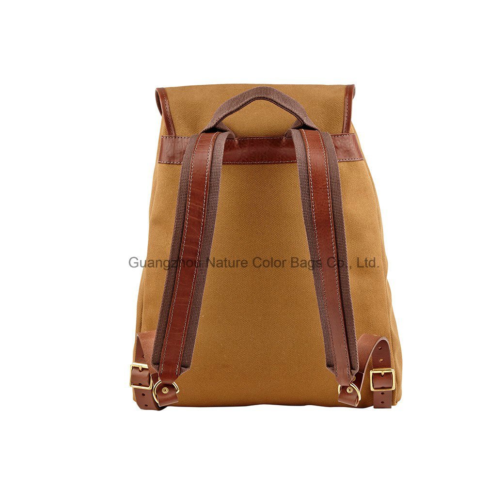 Mens Leisure Casual Canvas Backpack for Touring or Commuting