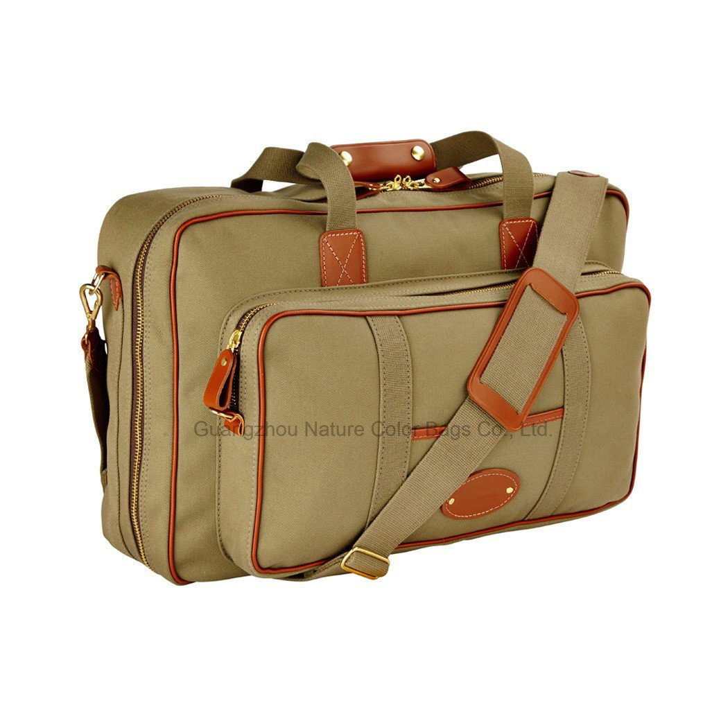 Mens Classic Canvas Travel Bag for a Short Week′s Holiday