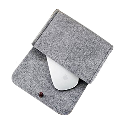 Felt Accessories Organizer for Laptop Mouse Storage Case Bag 