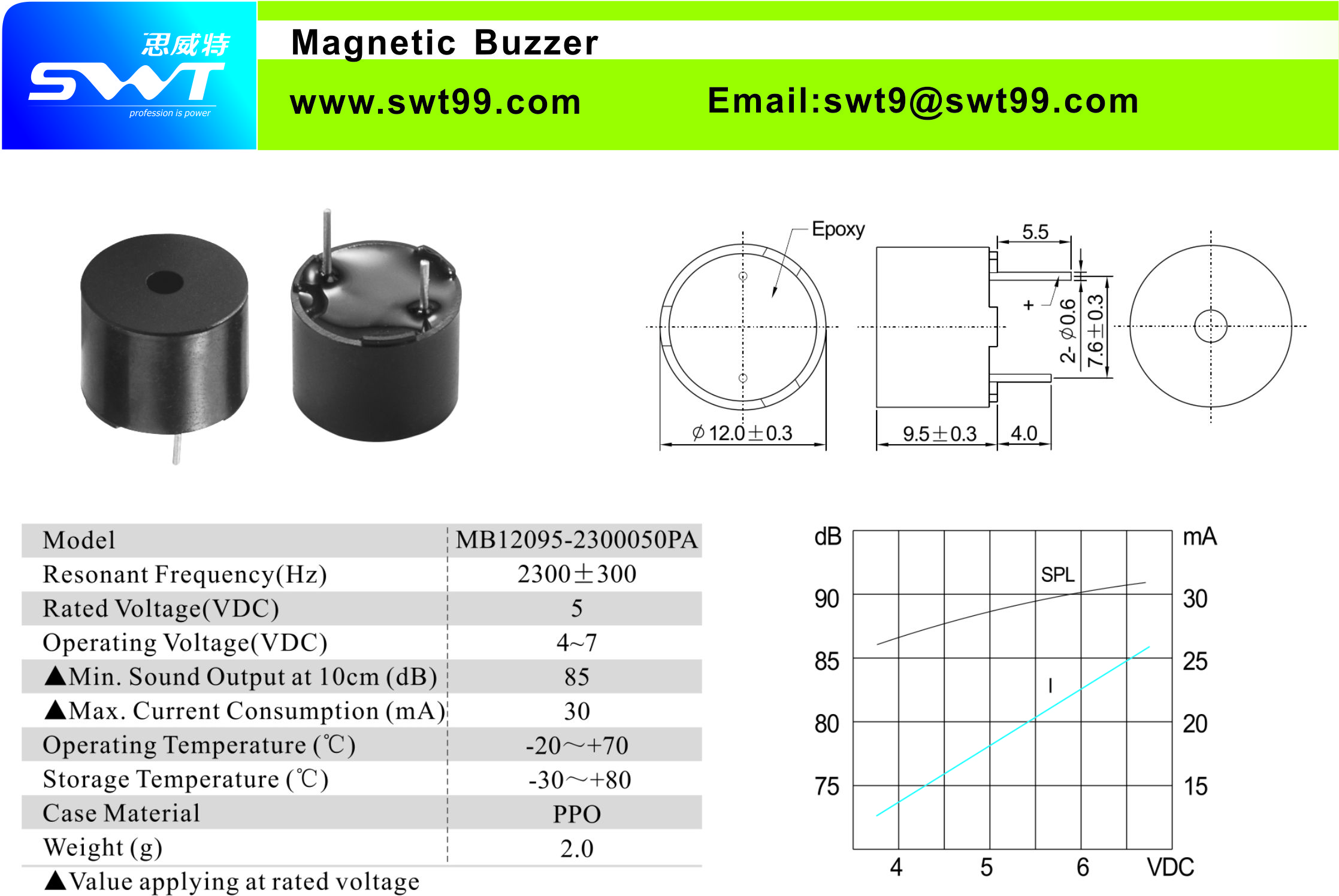 Buzzer,Piezo element,Piezo Atomizer,Ultrasonic seriesDongguan SWT