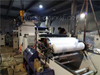Paper and paper extrusion laminating machine for poker paper
