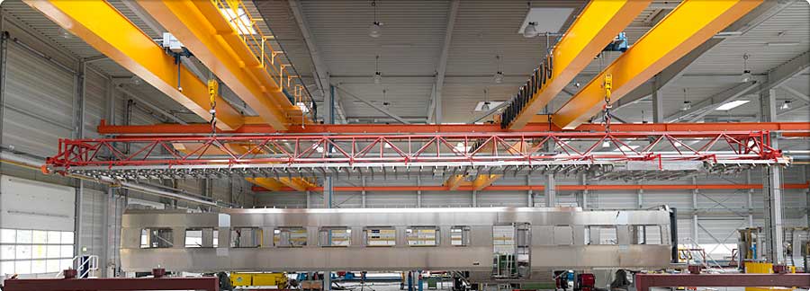 overhead Cranes For Railway Industry