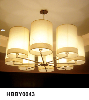 Домашние потолочные лампы ткани украшения (HBBY0043)
