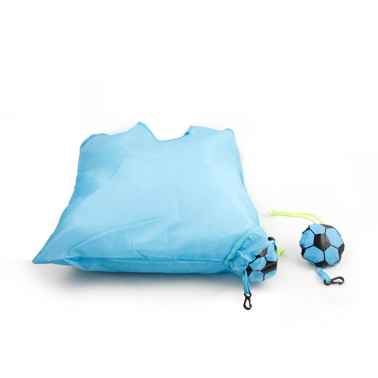 Foldable football shopping bag