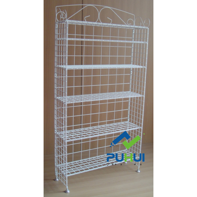 5 Layer Elegant Wire Shelf Display (PHY309)