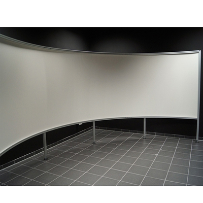 curved screen projection