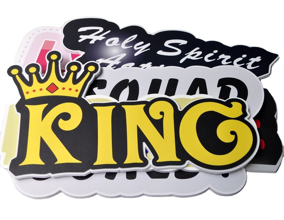 Customized Event Prop Signs PVC Sign Board Baby Photo Booth Props for Decorative Exhibition