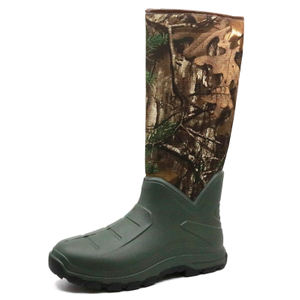 Anti Slip Oil Acid Resistant PU Safety Rain Boots Composite Toe