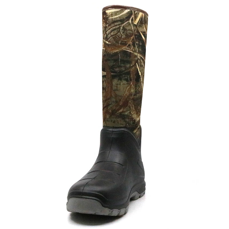 Anti Slip Water Proof Composite Toe PU Safety Rain Boots for Work