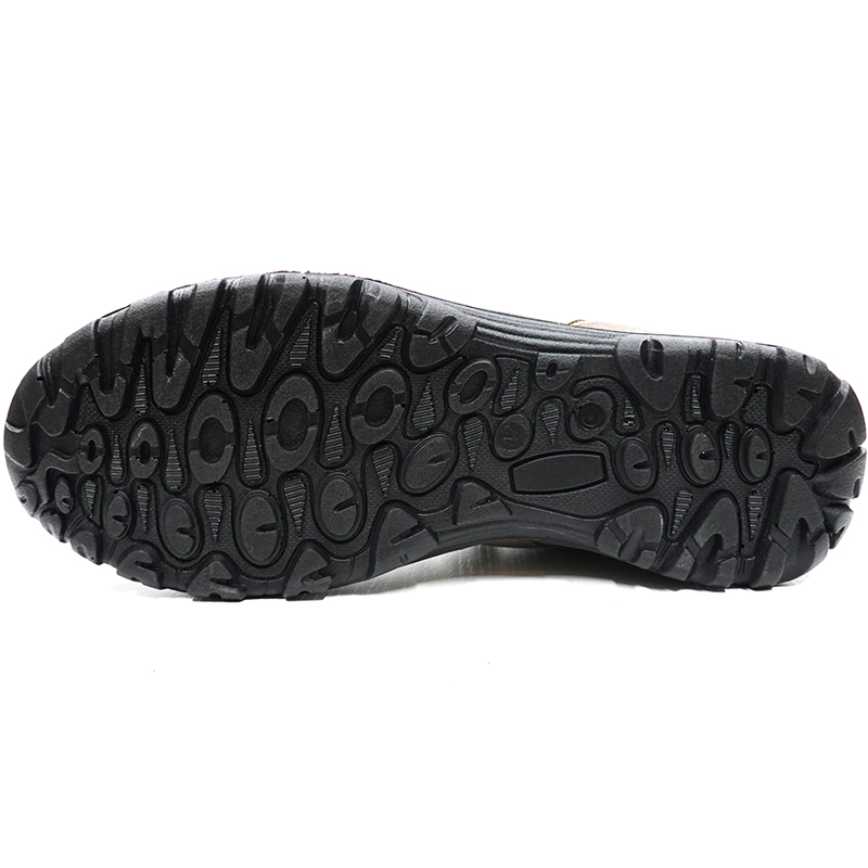 2020 Black leather metal free men composite toe work shoes safety