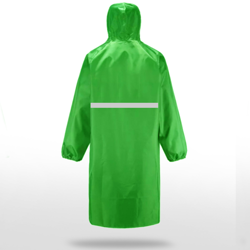 170T Polyester PVC Coating Waterproof Raincoat 