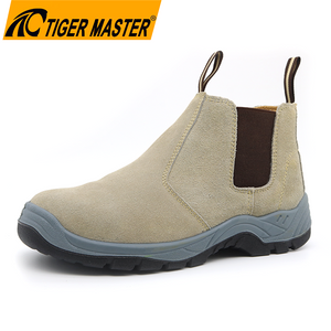 Slip Resistant Pu Sole Non Safety Shoes for Men No Lace