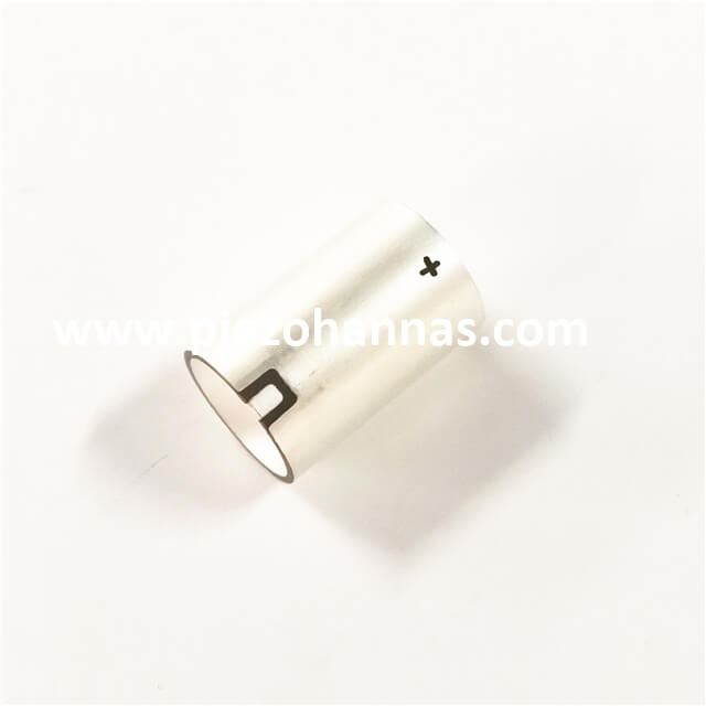 Cilindro de cerámica piezoeléctrico de electrodo envolvente para sonda de barrido lateral