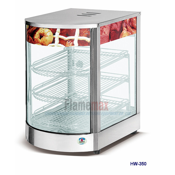 HW350 Food Display Showcase Buy hot food warmer display , food