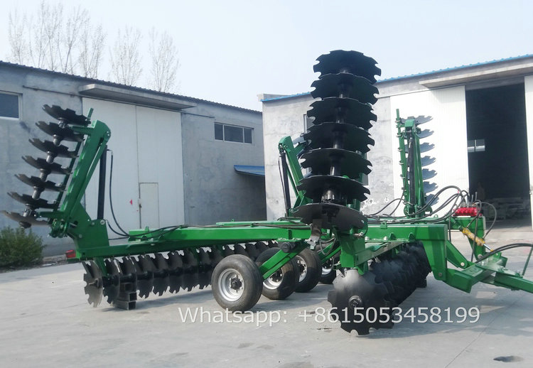 Farm tools wheeled disc harrow for tractors