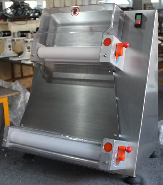 Équipement de boulangerie commercial électrique machine de presse de rouleau de pâte à pizza 100