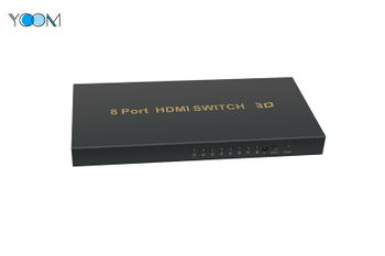 1080P HDMI Switch 1X8 Support 3D with 8 Ports