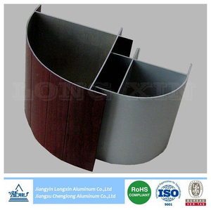 Wooden Transfer Aluminum Profile as Corner