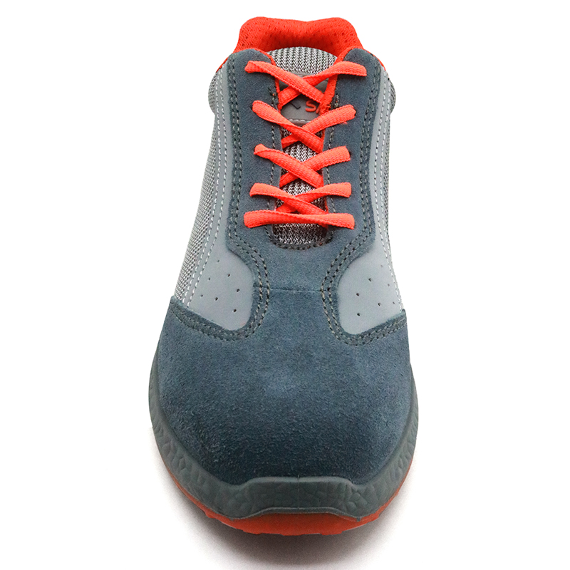 Oil Slip Resistant Steel Toe Puncture Proof Sport Safety Shoes for Work