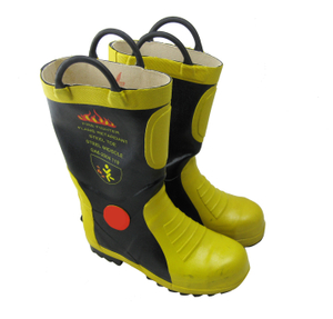 Firemen Fire fighting rubber boots