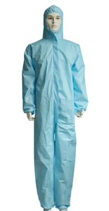 Blue Coverall Disposable Coverall With Hood Blue Wear