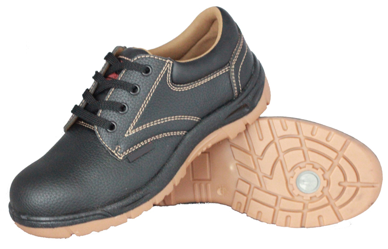 PU upper and PVC sole cheap men work safety shoes