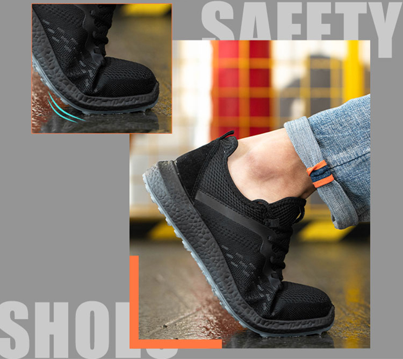 Anti Slip Steel Toe Lightweight Safety Shoes Sport