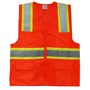 Multi Pockets Polyester Hi-vis Reflective Safety Vest