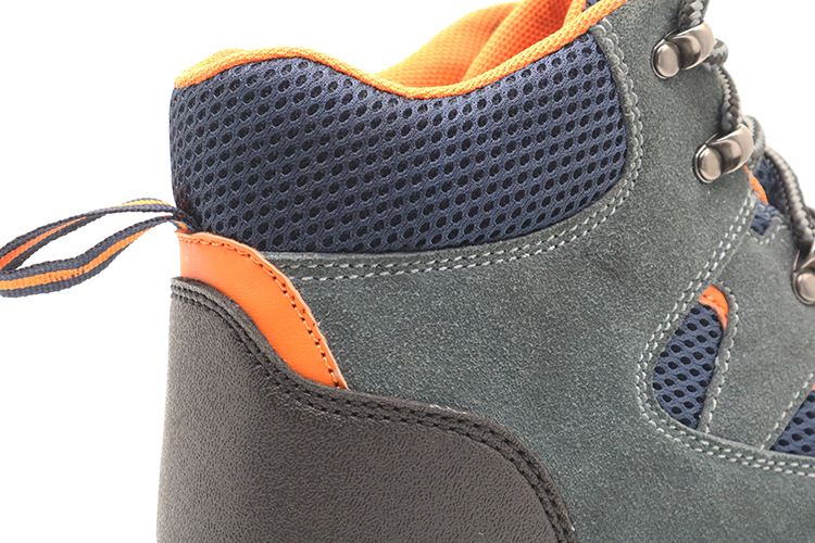 SD006 suede leather sport safety shoes with steel toe