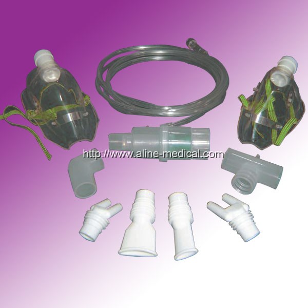 Nebulizer oxygen mask set