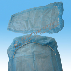 Nonwoven PP/PP+PE/SMS disposable fitted medical hospital bed cover with elastic around