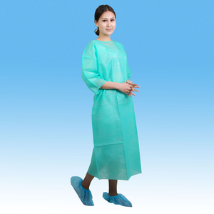 Disposable Isolation Gown,SBPP Isolation Gown with Short Sleeves