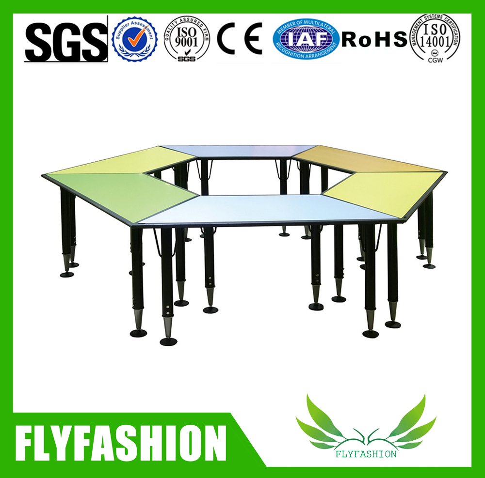 Escritorio y silla modernos de madera (SF-103S) de la escuela de los muebles de la sala de clase