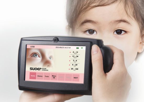 Réfracteur automatique tenu dans la main de machine d'optométrie Sw800 pour enfants