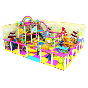 Candy Themed Soft Kids Indoor Playground with Ball Pit