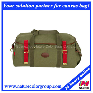 Mens Casual Canvas Duffle Bag for Traveling or Business Trips
