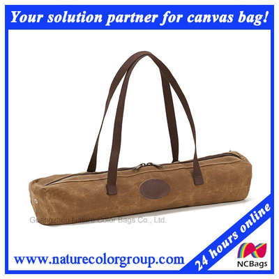 Casual Waxed Canvas Leisure Bag for Yoga Mat