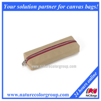 Promotional Canvas Pencil Bag for Students (WP-013#)