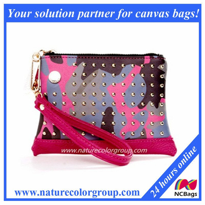 Rivet PU Ladies Clutch Bag (WP-008)