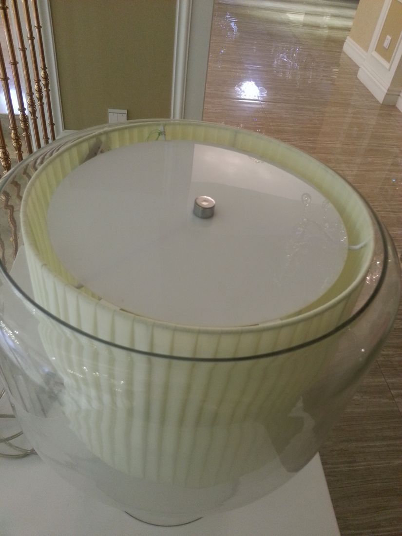 Современная стальная ткань абажур зеркало прикроватная тумбочка лампа (JT13023/00/001)
