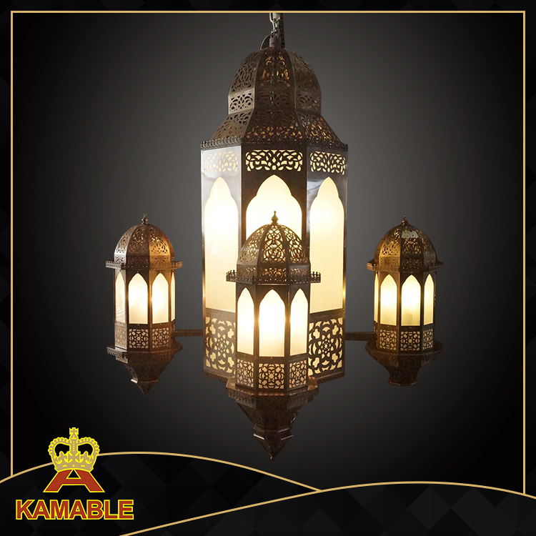 Arabic Style Big Brass Chandelier M00871 1500