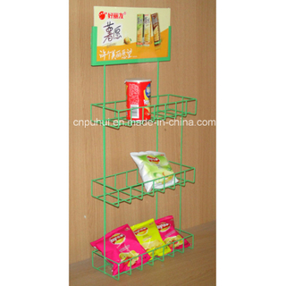 Metal Wire Hanging Potato Chips Rack (PHY1003F)