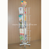 Movable Floor Standing Card Spinner Display (PHY255)