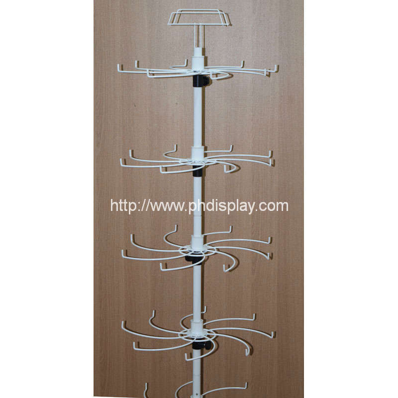 5 tier rotating souvenir display rack(PHY2043) Buy souvenir display