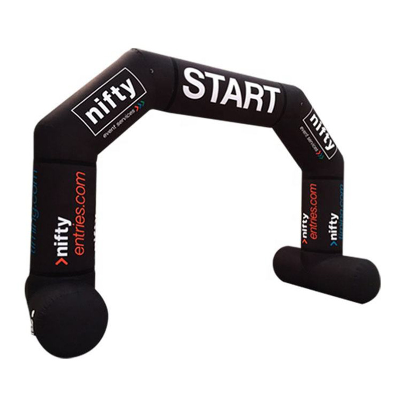 Outdoor Event Display Print Rainbow Waterproof Start Welcome Finish Gate Race Display Sport Air Inflatable Arches