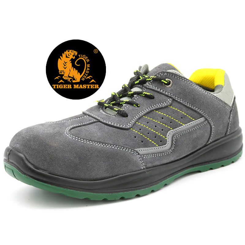 Anti Slip Oil Proof PU Sole Non Safety Sport Work Shoes