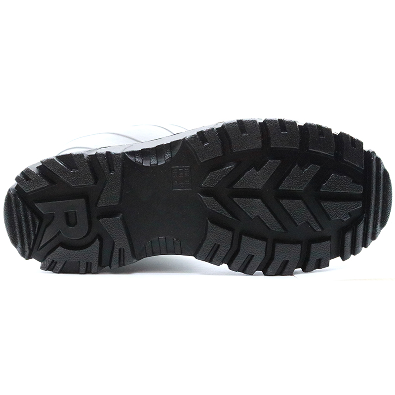 Black Non Slip Chemical Resistant Composite Toe PU Safety Rain Boots