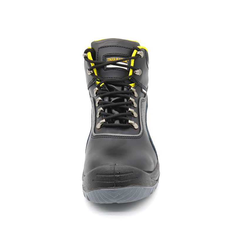 Anti Slip Prevent Puncture Safety Shoes Mid Cut Steel Toe