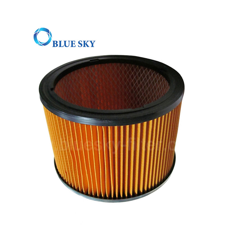 Filtro de cartucho de filtro de cilindro de eficiencia media amarillo